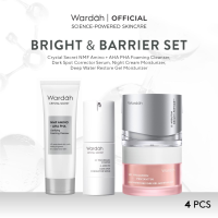 WARDAH Crystal Secret Series Lengkap - Menyamarkan Flek dan Bekas Jerawat Perawatan Kulit Wajah Sebening Kristal Skin Barrier Dark Spot Corrector - Cleanser Toner Serum Day & Night Moisturizer Radiance Serum Mask - Skincare