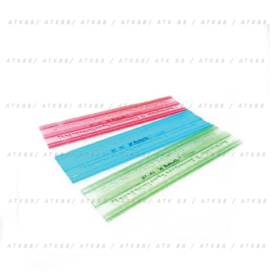 Penggaris Sablon / Mal Huruf 3 mm - Butterfly BT-R3