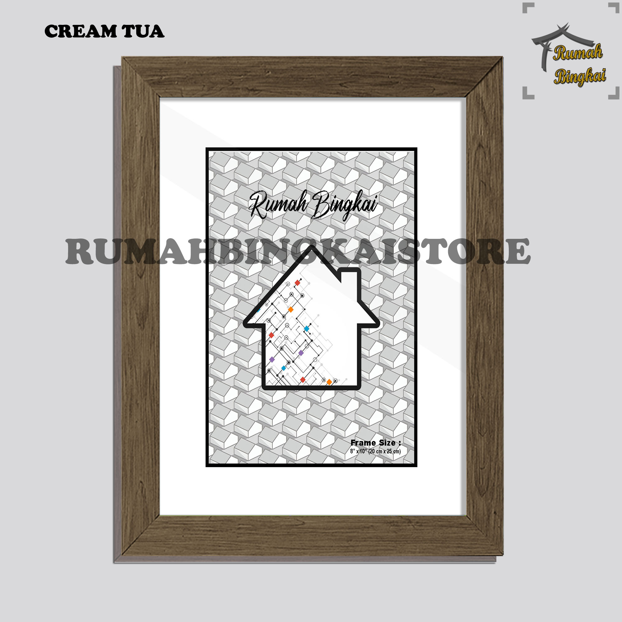 Bingkai Foto Ukuran A4 (21CM x 30CM) + PLUS KACA