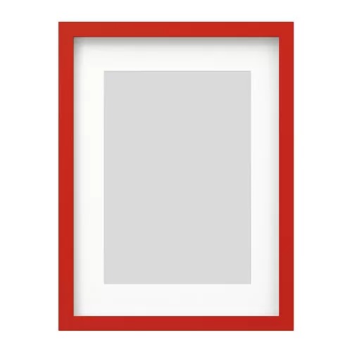 Bingkai Foto List Merah Frame Foto Ukuran 30x40cm Aneka Warna WMO IK6365