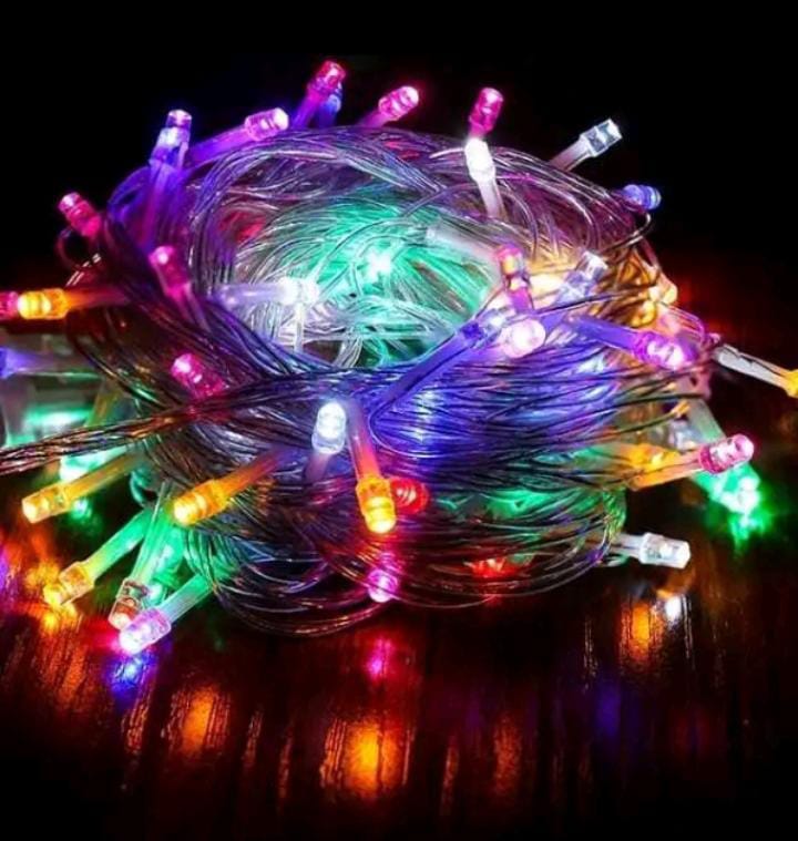 LAMPU TUMBLER RAINBOW 10 METER 50 LED / DEKORASI HIAS / LIGHT TUMBLER