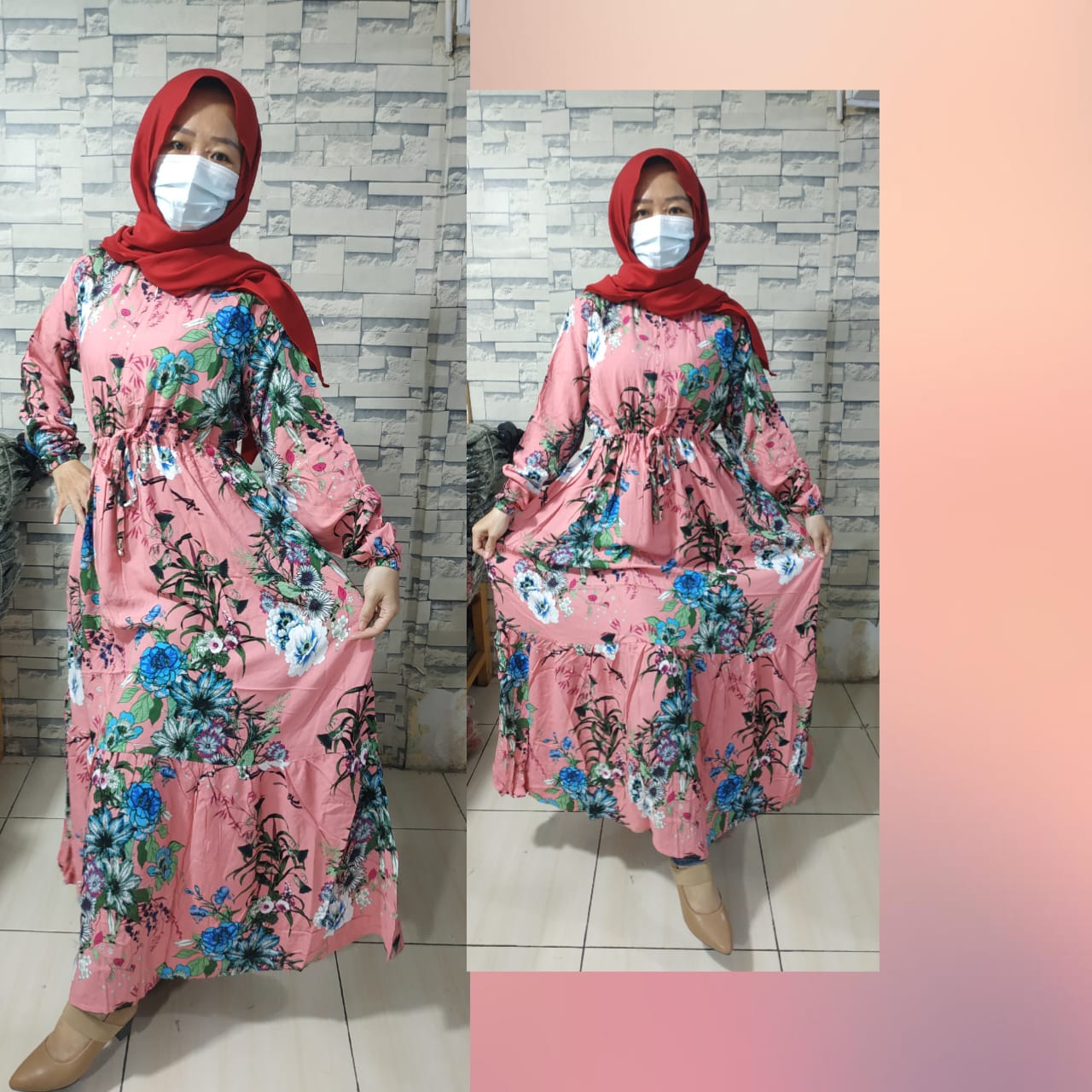 Maxi Gamis SAKURA Maxi wanita muslim terbaru