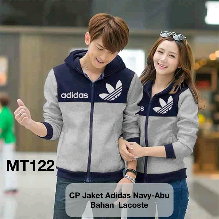 JAKET COUPLE/JAKET PASANGAN/JAKET COUPLE ADI NAVY GREY GROSIR MURAH jaket couple/jaket pasangan/jaket couple anavy grey grosir