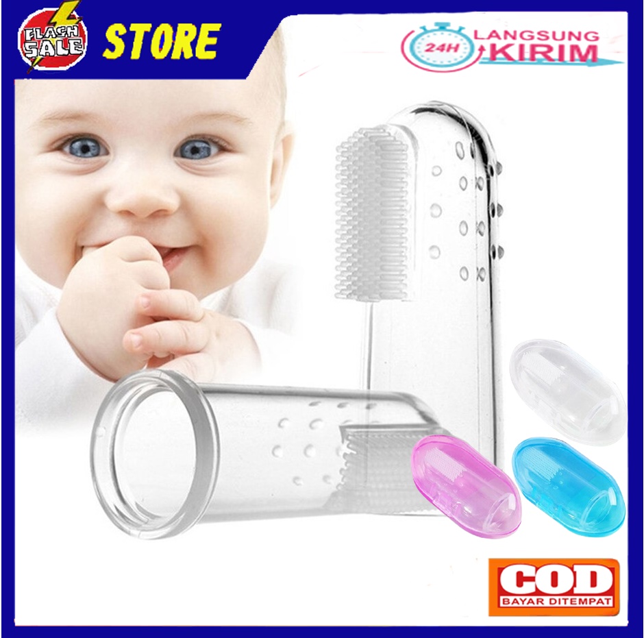 Sikat Jari Gigi Bayi Silikon Lidah Silikon Sikat Pembersih Gigi Lidah Bayi Perawatan Gigi Bayi