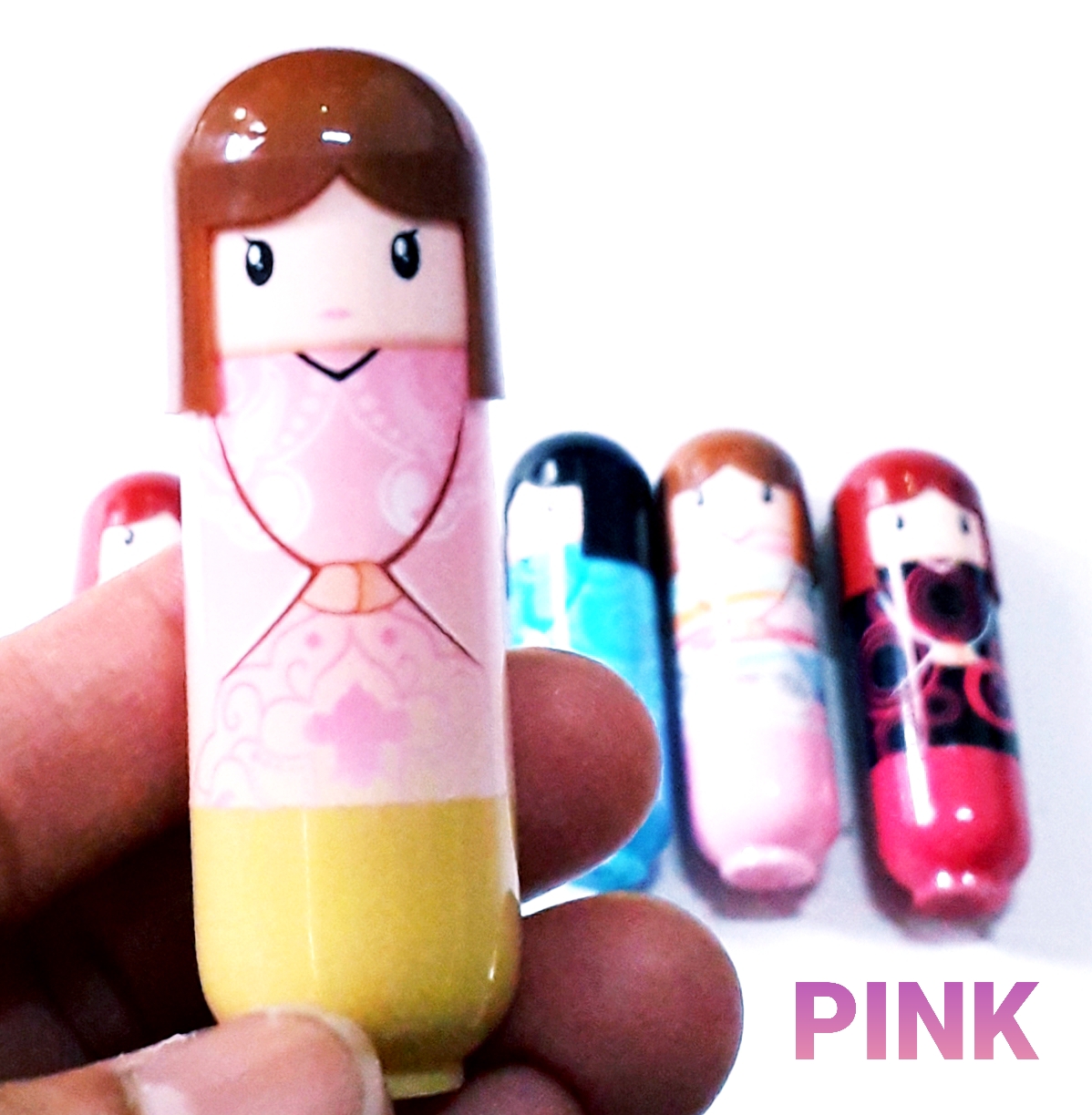 CANTIKNYA INDONESIA / COD /  Lipbalm Makeup Bibir 1 BUAH LIPSTIK LIP BALM KARAKTER AROMA BUAH LIP...