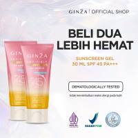 BELI 2 LEBIH HEMAT | Ginza Invisible SunnyDays UV Shield Sunscreen Gel SPF 45 PA+++ 30ML