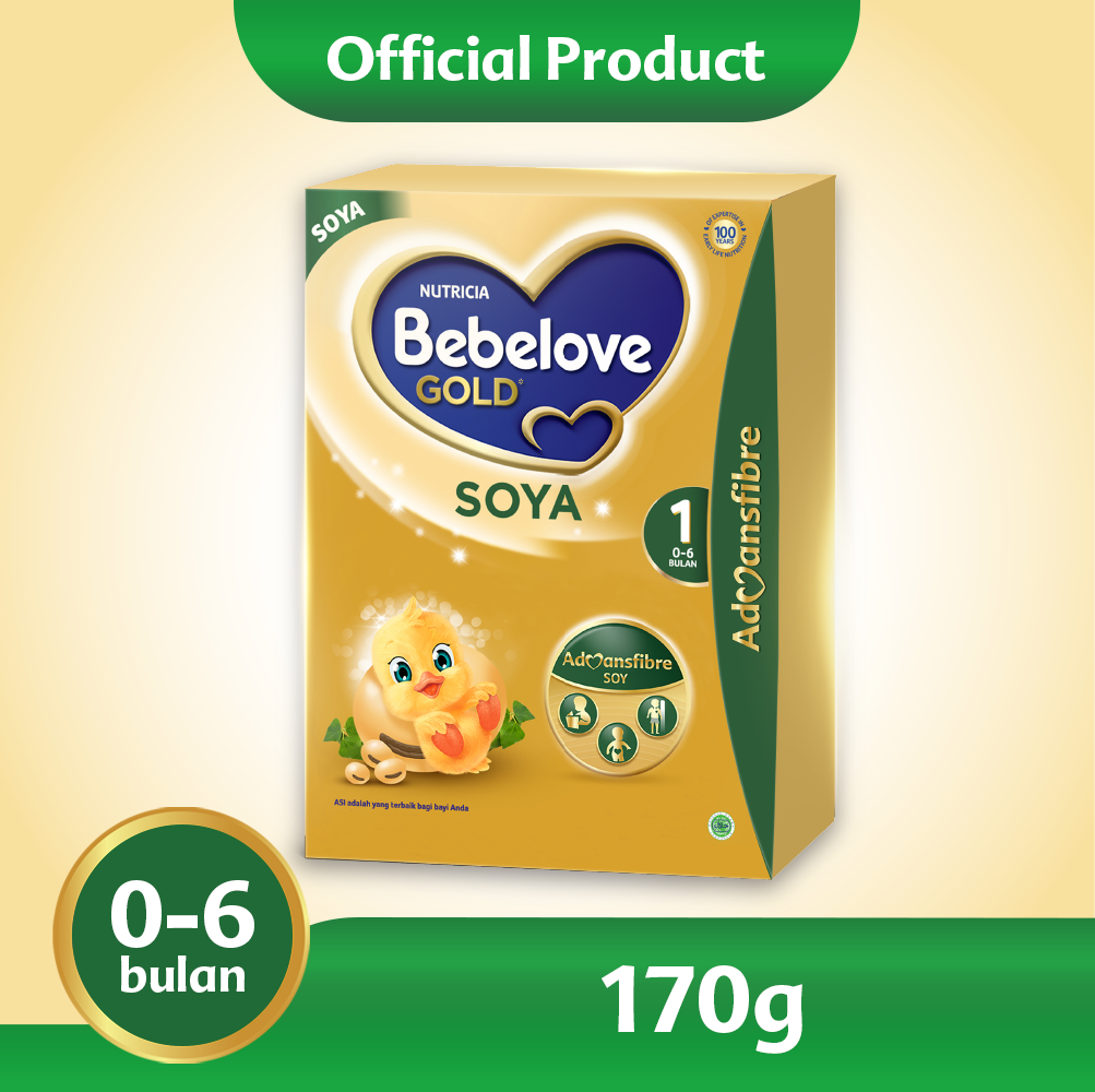 Bebelove Gold Soya 1 Formula Bayi Bubuk 170gr