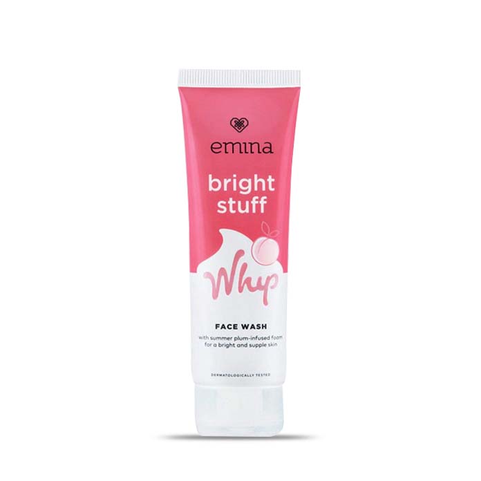 Emina Bright Stuff Whip Face Wash 50ml / Pembersih wajah dengan busa lembut