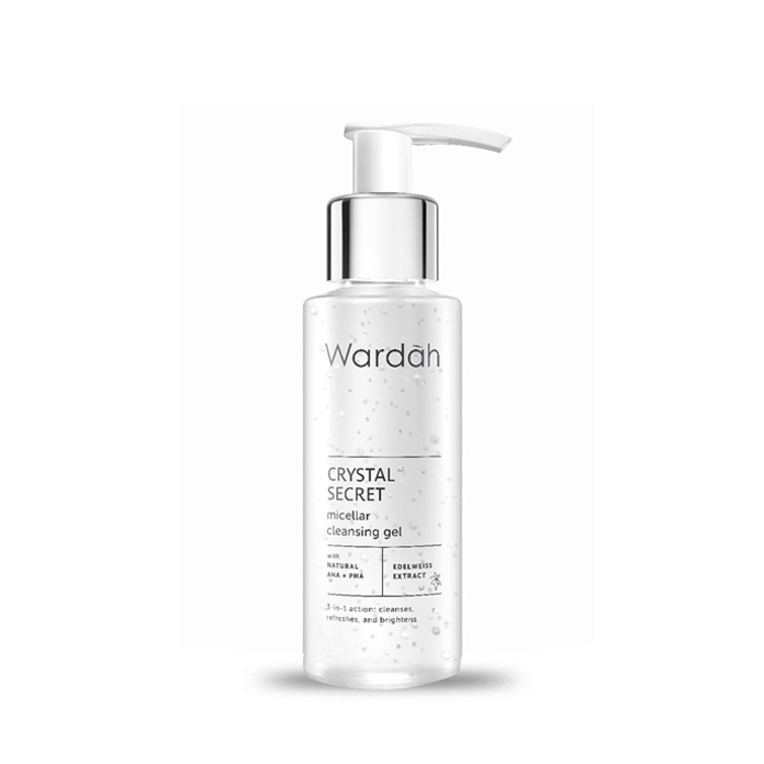 Wardah Crystal Secret Micellar Cleansing Gel 95 ml