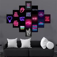 POSTER DINDING KAMAR COWOK MODEL NEON LIGHT DESAIN KUALITAS BAHAN PREMIUM STIKER ART CARTON - SC20