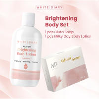 White Diary - Gluta Soap + Body Lotion with Niacinamide (Bundling)