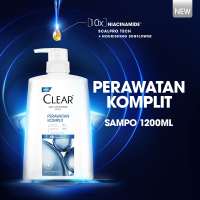 CLEAR Perawatan Komplit Sampo Anti Ketombe 1200ml - ScalpPro Technology Niacinamide – CLEAR Shampoo
