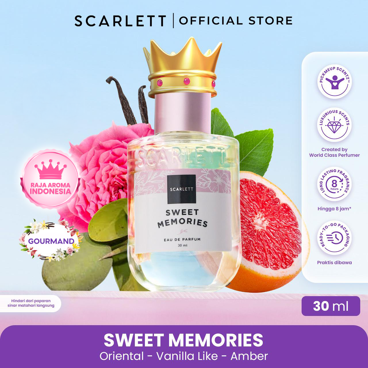 Scarlett Whitening Eau De Parfum Sweet Memories 30ml