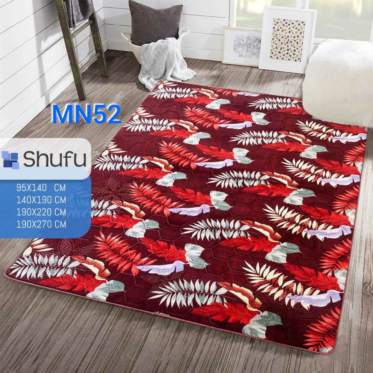 Karpet Malaysia| Ukuran 95cm x 140cm | Karpet lantai | ambal malaysia | karpet bulu halus lembut tebal murah