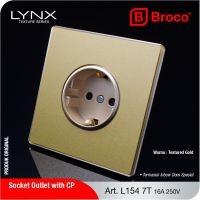 BROCO LYNX Stop Kontak L154T Texture Premium (sudah termasuk Inbow doos spesial)