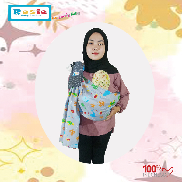 GR010 Gendongan Samping Multifungsi Saku Tali Rosie