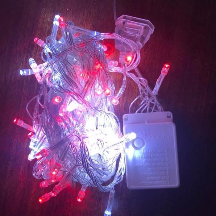 Lampu Tumblr Hias LED Merah Putih 17 Agustus / Lampu Hias Natal