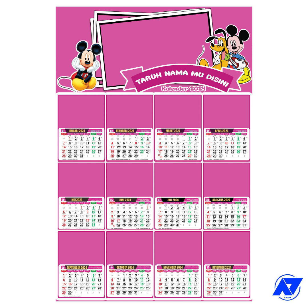 KALENDER 2026 CUSTOM 13 FOTO DESIGN TERBARU BISA PAKAI NAMA JUGA