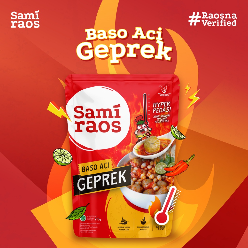 Baso Aci Geprek  Samiraos 