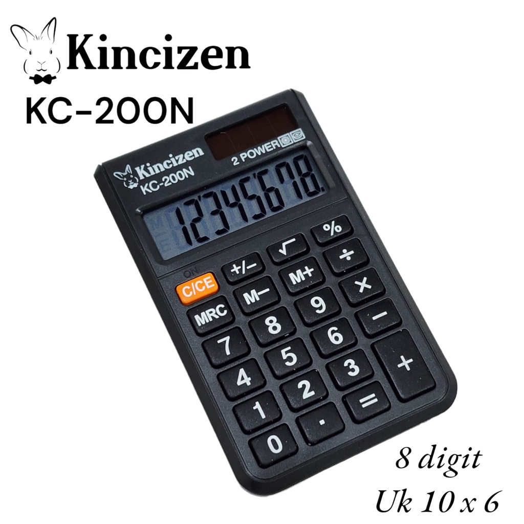 Kalkulator mini KC-200N 8 DIGIT - Kalkulator citizen ct-200n 8 digit