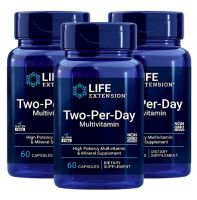 Life Extension Two-Per-Day Multivitamin Suplemen Makanan 60 Kapsul Impor Amerika