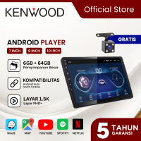 Kenwood Android 13 Head Unit 7 9 10 inci 4+64G Universal Audio Mobil Radio Bluetooth GPS WIFI FM Layar Sentuh Unit Kepala Mobil Full HD Pemutar Multimedia Mobil RAM 4G+ROM 32G