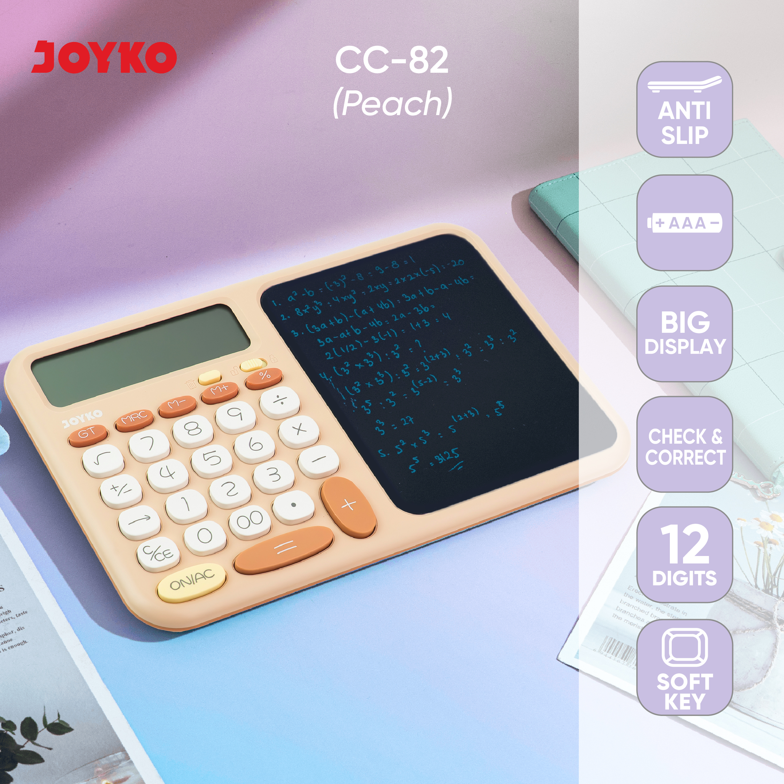 JOYKO Kalkulator Calculator With Writing Pad CC-82 12 Digits