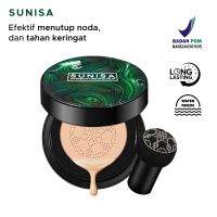 SUNISA Bedak Glowing Anti Air Cushion Waterproof BPOM Natural BB Cream 20g