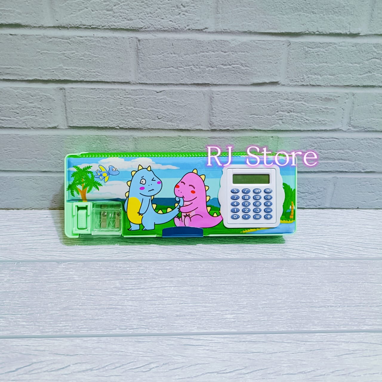 Kotak Pensil Magnet / Tempat Pensil Calculator / Karakter Kartun Banyak Pilihan