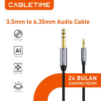 CABLETIME Kabel Aux 3.5mm to 6.5mm CABLETIME Audio Stereo Cable Male