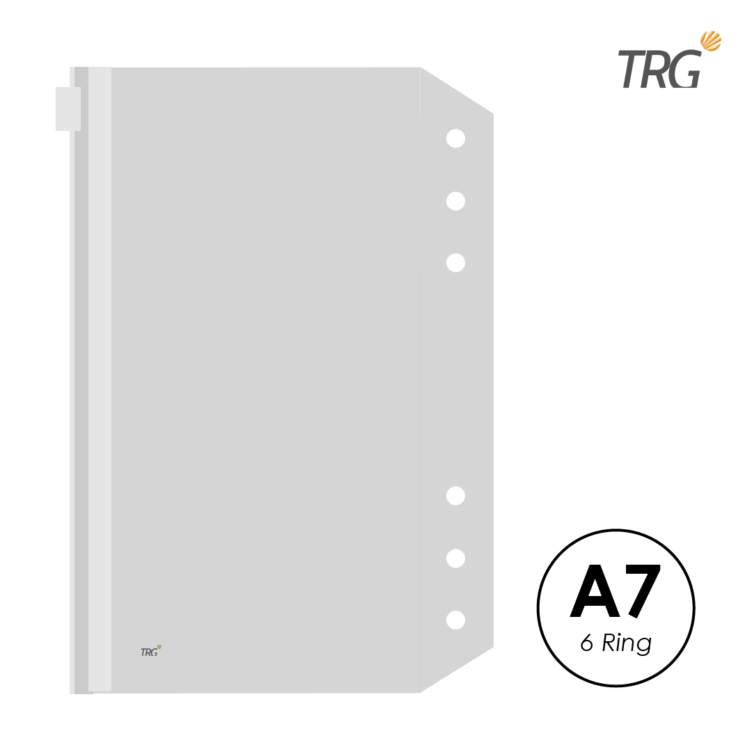 TRG Zipper Plastic Pocket Binder Note Divider B5 A5 A6 A7 DIV-13 - Pouch Pembatas Plastik Loose Leaf Tempat Alat Tulis TRG