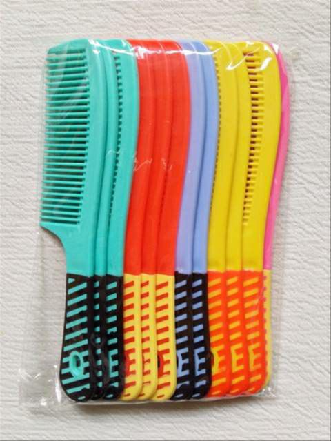 6 pcs sisir rambut warna