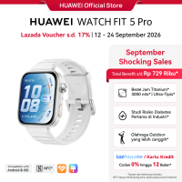 HUAWEI WATCH FIT 5 Series | Titanium* | Studi Risiko Diabetes & ECG* | Olahraga Outdoor Tingkat Lanjut*