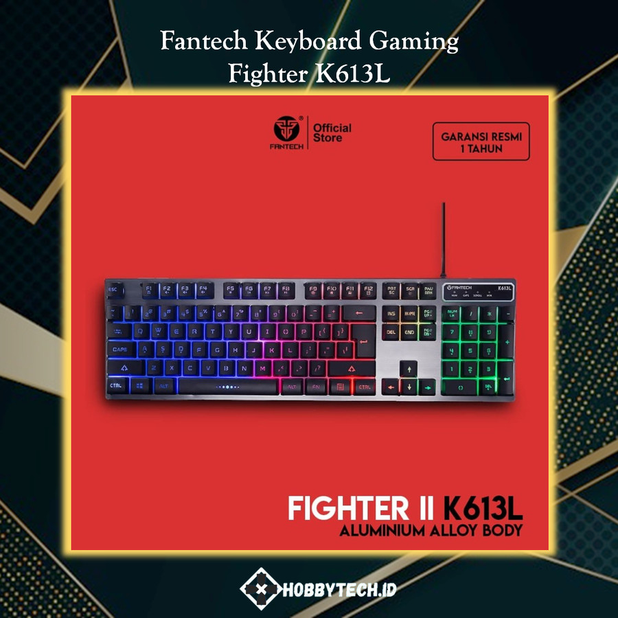 Fantech Keyboard Gaming Fighter K613L - RGB