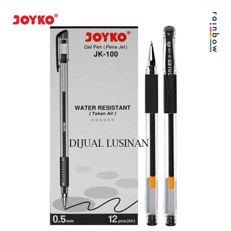 [ LUSIN ] Pulpen Gel / Gel Pen Joyko JK 100 / JK 100 NT 0.5mm