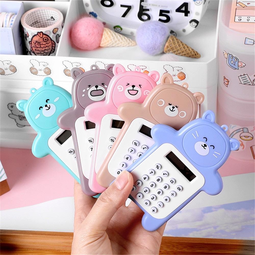 ( BISA COD ) PROMO Kalkulator Mini Portable Motif Bear Kalkulator Portable Mini Beruang Kalkulator Unik Kalkulator 8 Digit Mini / Kalkulator 8 Digit Mini Portable Desain Kartun Beruang