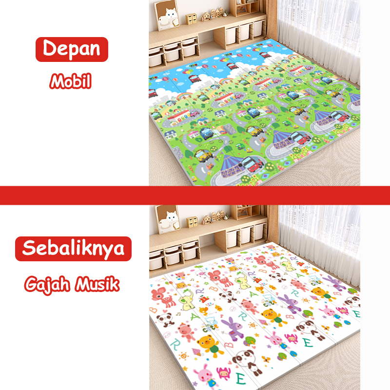 Karpet Playmate Lipat Anak 180x200 10mm/Karpet Anak/Karpet Main Anak/Karpet Lantai Bayi/Playmate Bayi/Alas Lantai