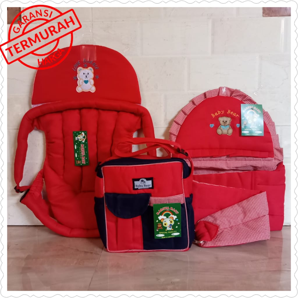 Paket Hemat ( 3 in 1 ) Tas Bayi Gendongan Bayi Samping Dan Gendongan Bayi Depan Termurah