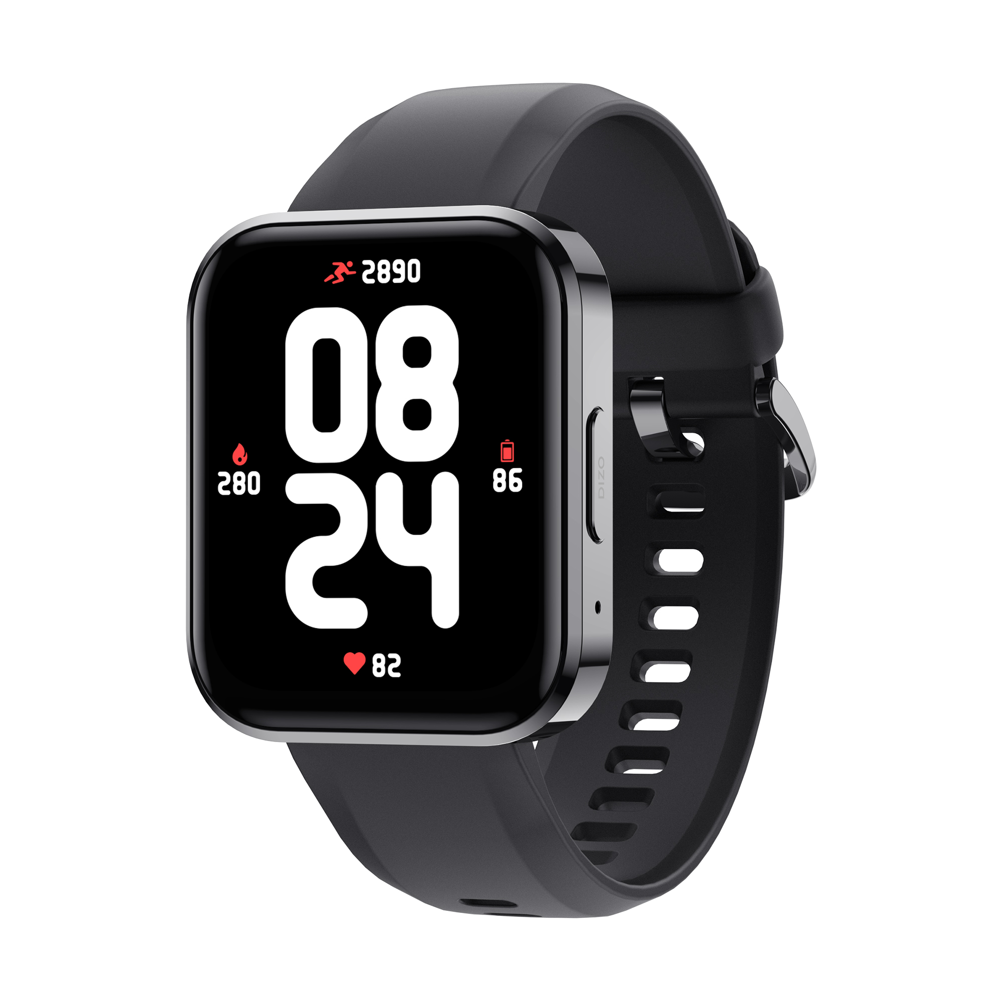 DIZO By realme techlife Watch D Talk Bluetooth Calling watch 1.8Big Display Health Monitor Sports Waterproof Watch