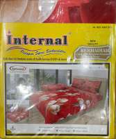 INTERNAL - Sprei King 180 x 200cm Tinggi 25cm - 2 Sarung Bantal & Guling