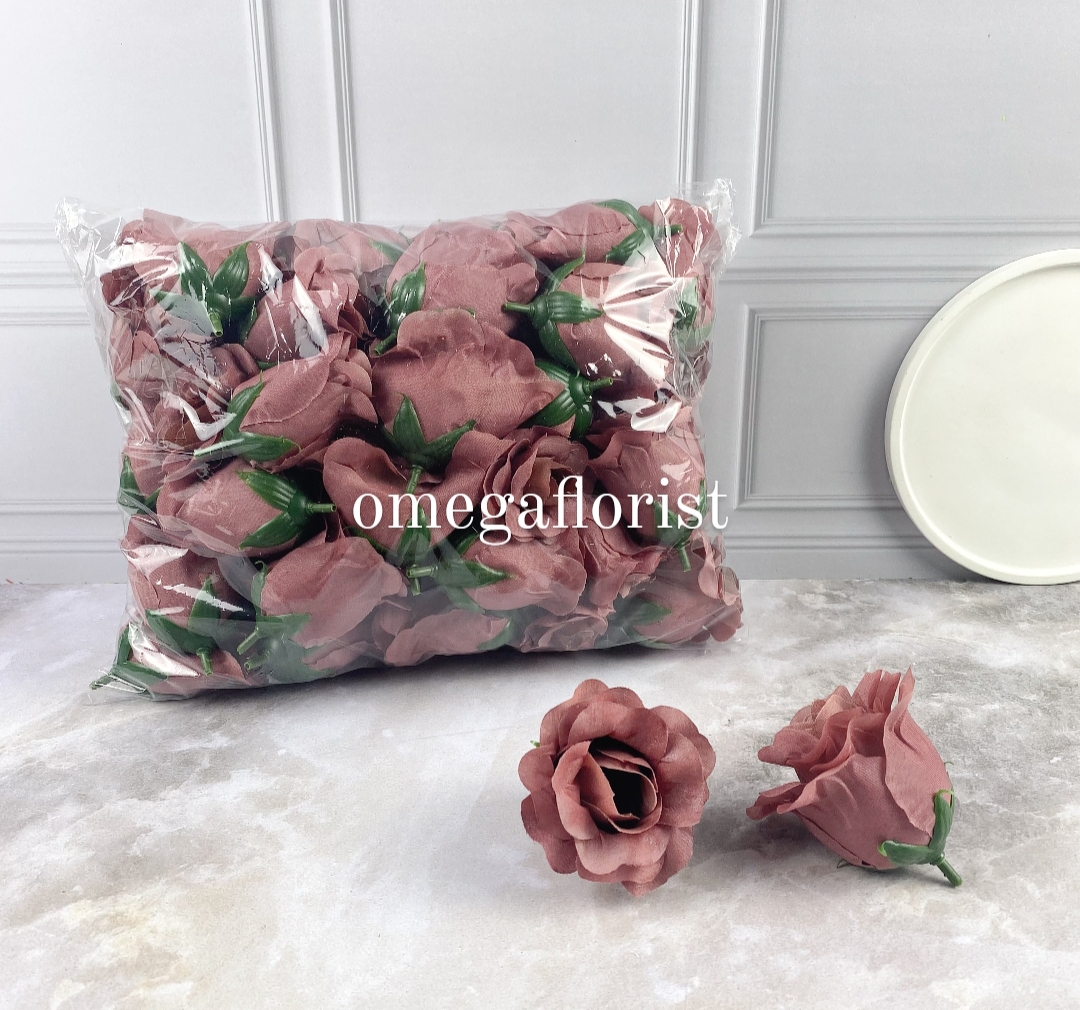[50 PCS] Kuntuman Mawar Polyn - Kelopak Bunga Mawar Polyn Artificial Dekorasi/grosir/import/bunga kain