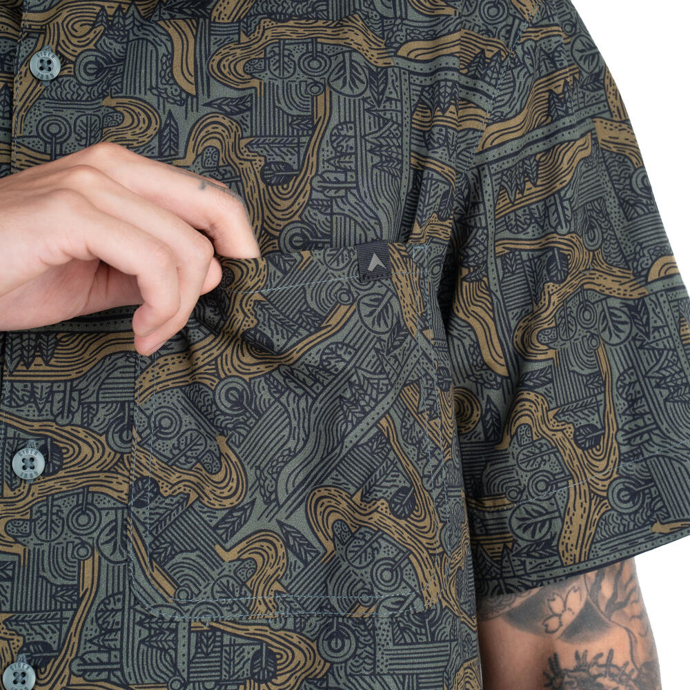 910011568 NEZA AOP SS SHIRT 2.0 OL
