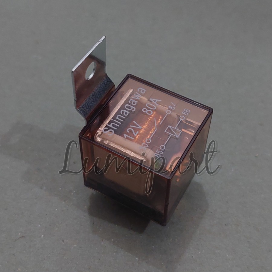 RELAY KAKI 4 TW / TW RELAY KLAKSON / RELAY LAMPU 4 KAKI 12V 30/80A
