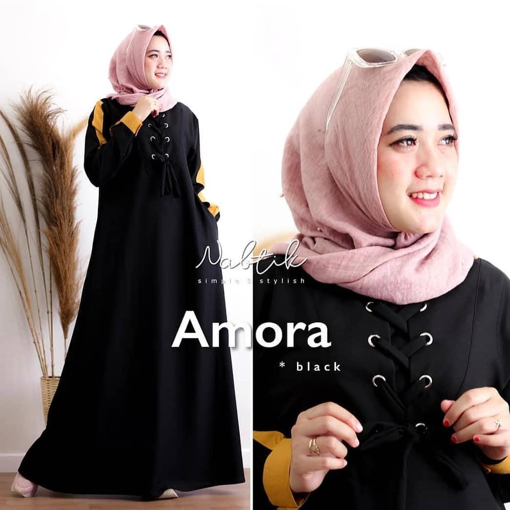 Baju Muslim Modern AMORA DRESS MC MOSCREPE BIG SALE CUCI GUDANG Gamis Terbaru 2020 Modern Remaja Gamis Wanita Gamis Wanita Murah Simple