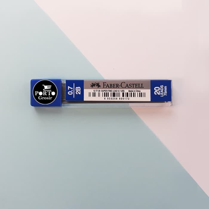 Faber Castell Isi Pensil Mekanik 0.7 2B Super Fine Leads 07 Mechanic Mechanical Pencil Refill