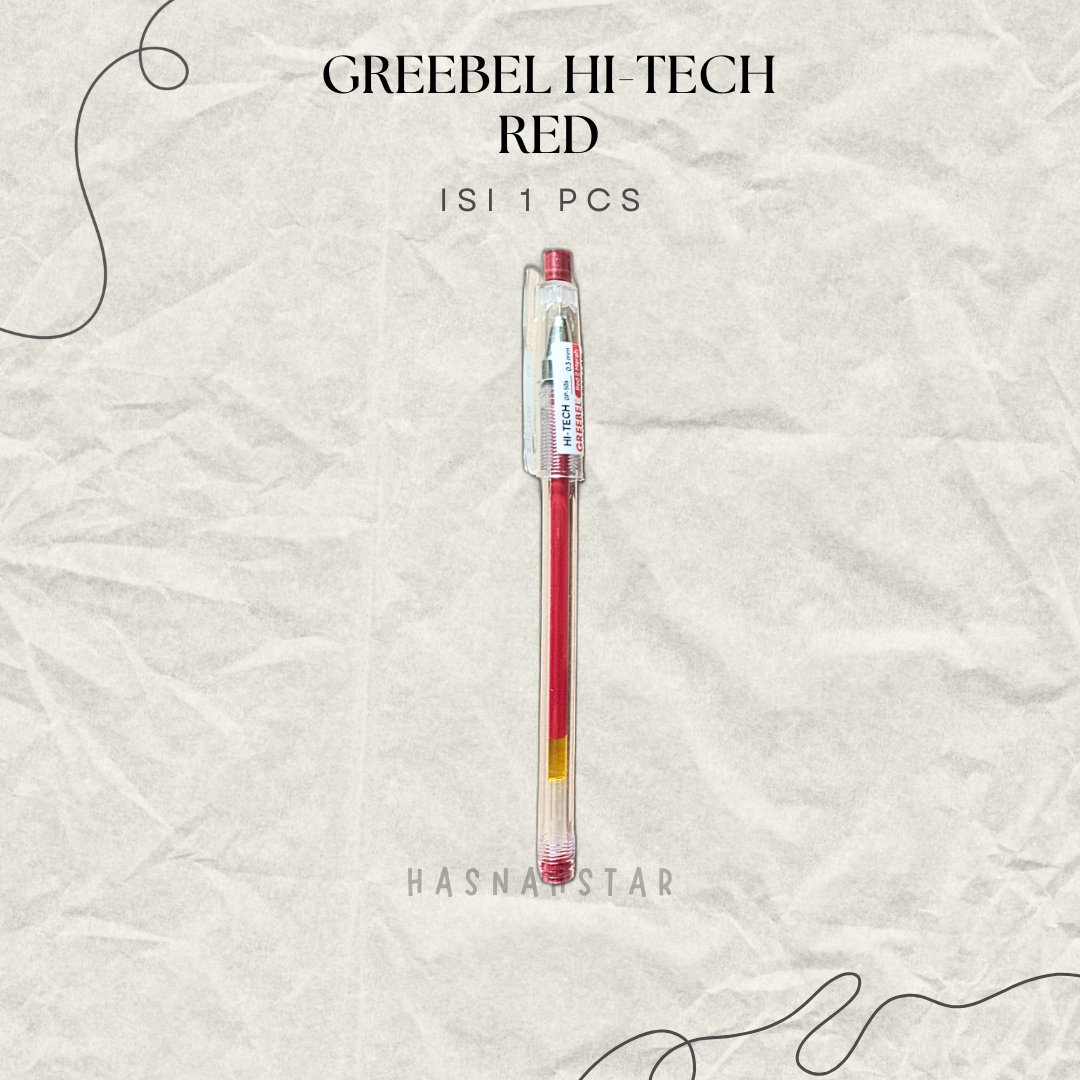 Greebel Pulpen Gel Hi-Tech GP-506 0.3 mm /Gel Pen Black Blue Red untuk anak-anak dan dewasa Menulis dengan Presisi Tinggi