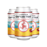 [Paket isi 3] Cap Kaki Tiga Rasa Leci Kaleng 320ml
