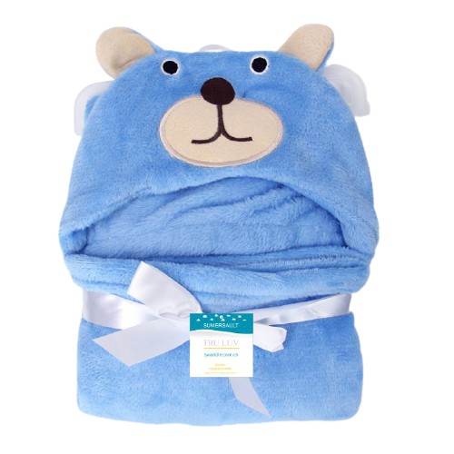 Selimut Topi Bayi Tebal / Selimut Bayi Topi Boneka Karakter Hewan/ Selimut Tidur Bayi Import / Selimut Bayi Double Fleece Hoodie / Hoodie Blanket / Alas Tidur Bayi SL-03