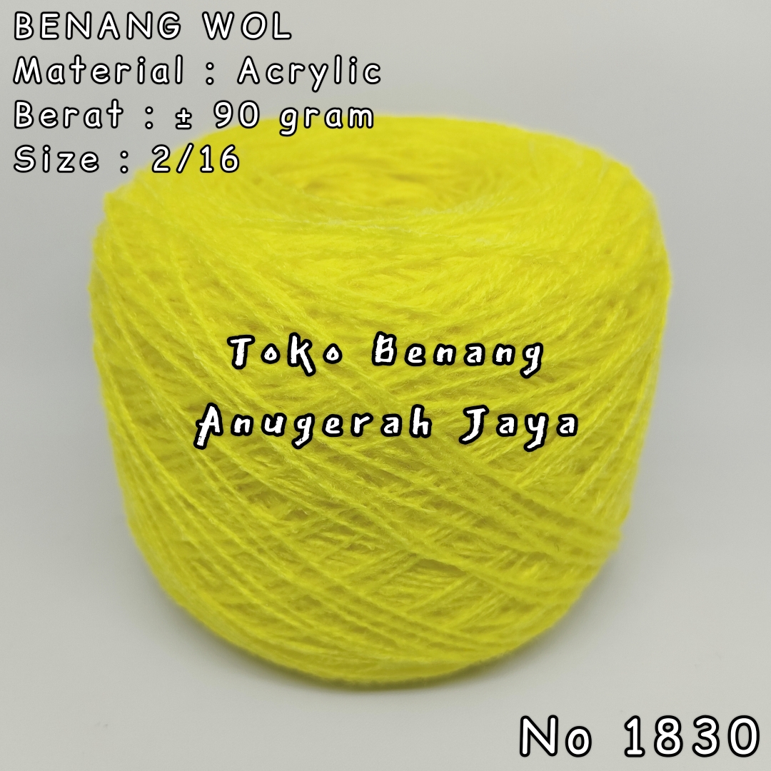 Benang Rajut Wol 90 gram no 1830