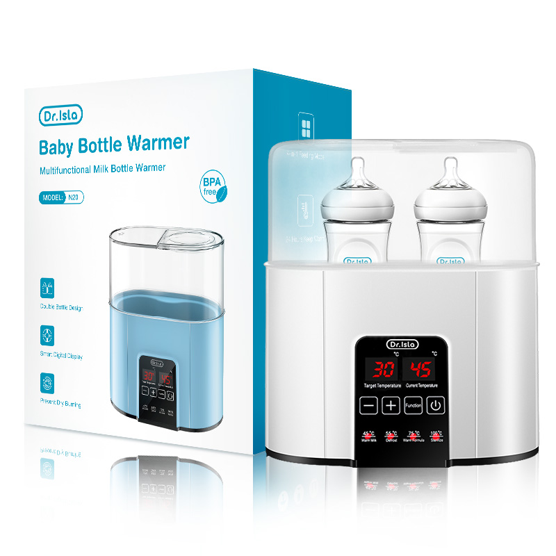 Dr.isla Penghangat botol susu dan ASISterilizer Botol Bayi BottleWarmer 4 in 1 Kapasitas tinggiBPA Free Baby Safe Sterilizer Dot BayiN30